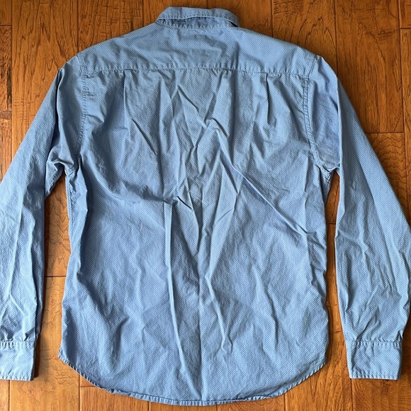 Bonobos Washed Button Down small blue dot Sz Med - Picture 4 of 6